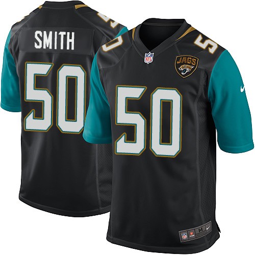 Men's Game Telvin Smith Nike Jersey Black Alternate - #50 NFL Jacksonville Jaguars